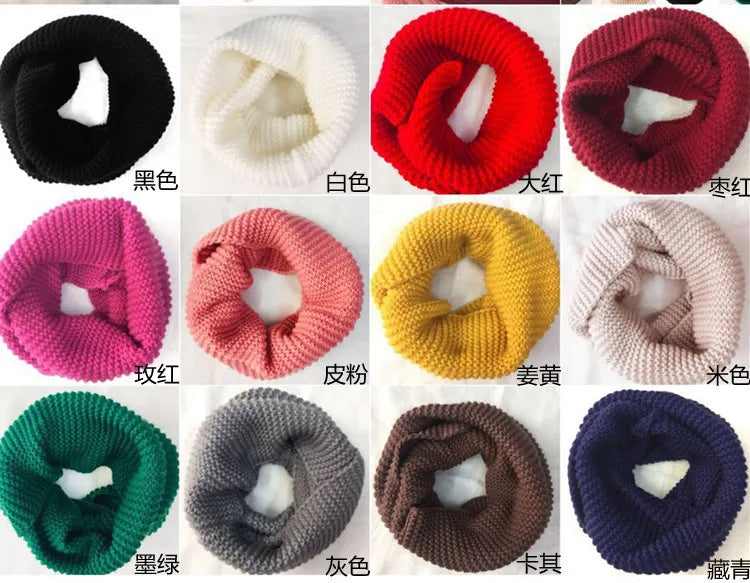 Unisex Winter Knitted Infinity Scarf – Super Chunky Loop Neck Warmer
