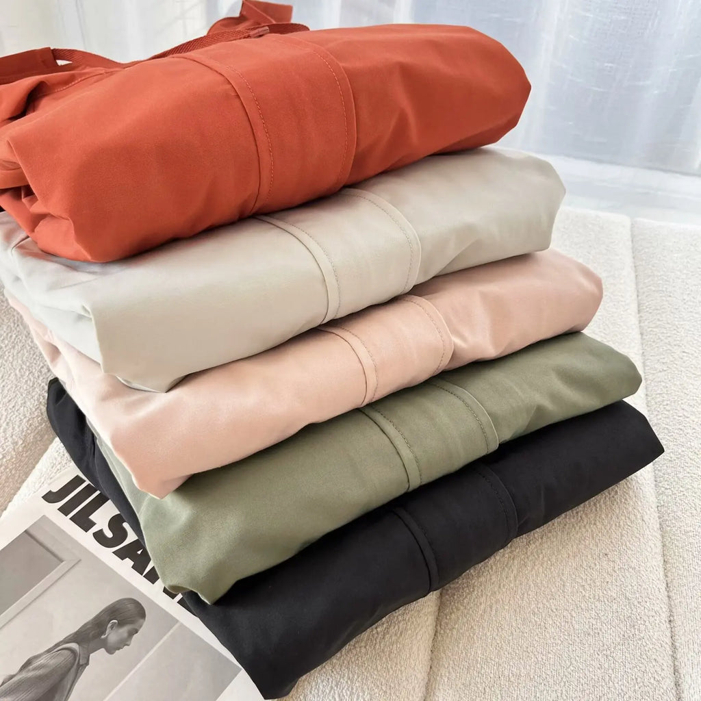 Women’s Red Hooded Jacket, Casual Windproof Waterproof Coat for 2025