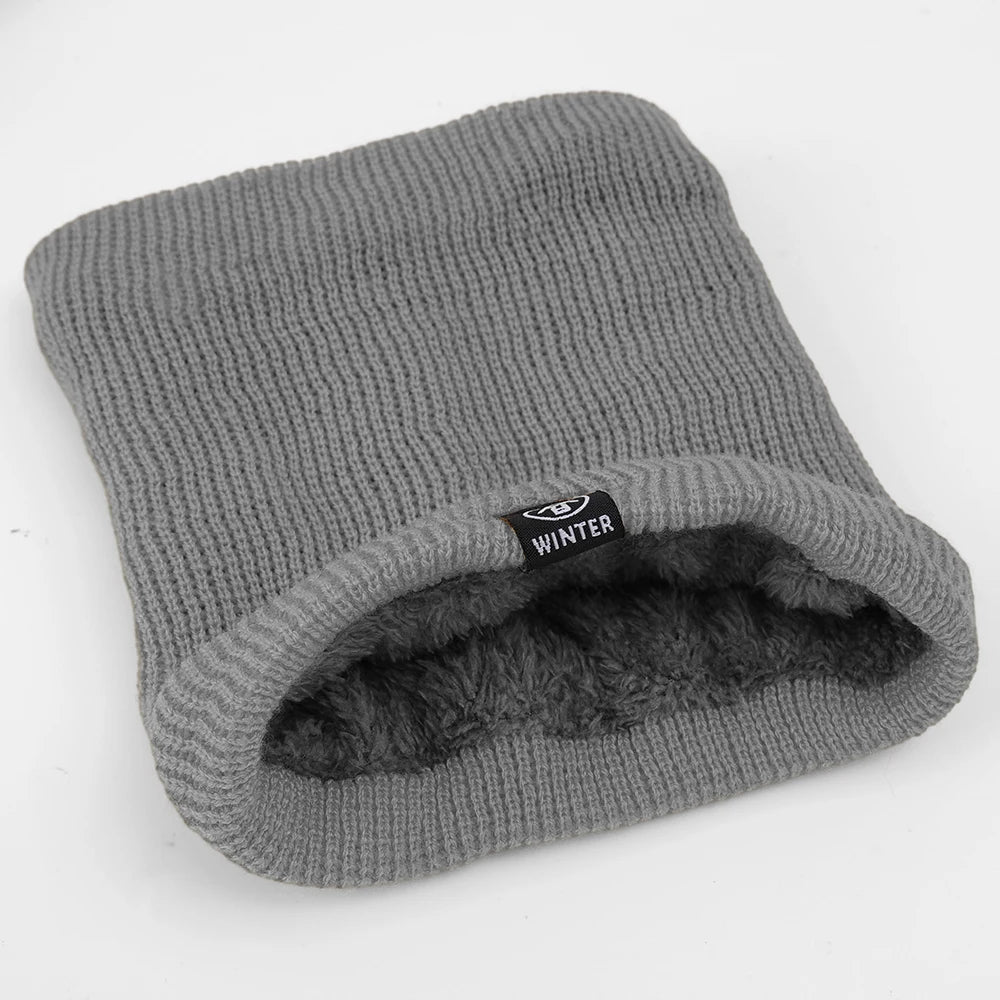 Unisex Winter Ring Scarf – Thick Warm Knitted Neck Warmer & Ski Muffler