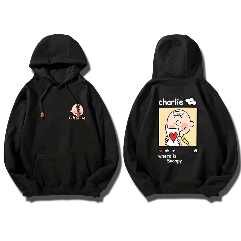 Women’s Snoopy Cartoon Hoodie, Trendy Pullover Sweatshirt for Couples and Sports Outfits