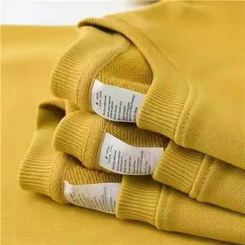 Unisex Cotton-Blend Fleece Crewneck Sweatshirt, Pullover Hoodie for Men and Women