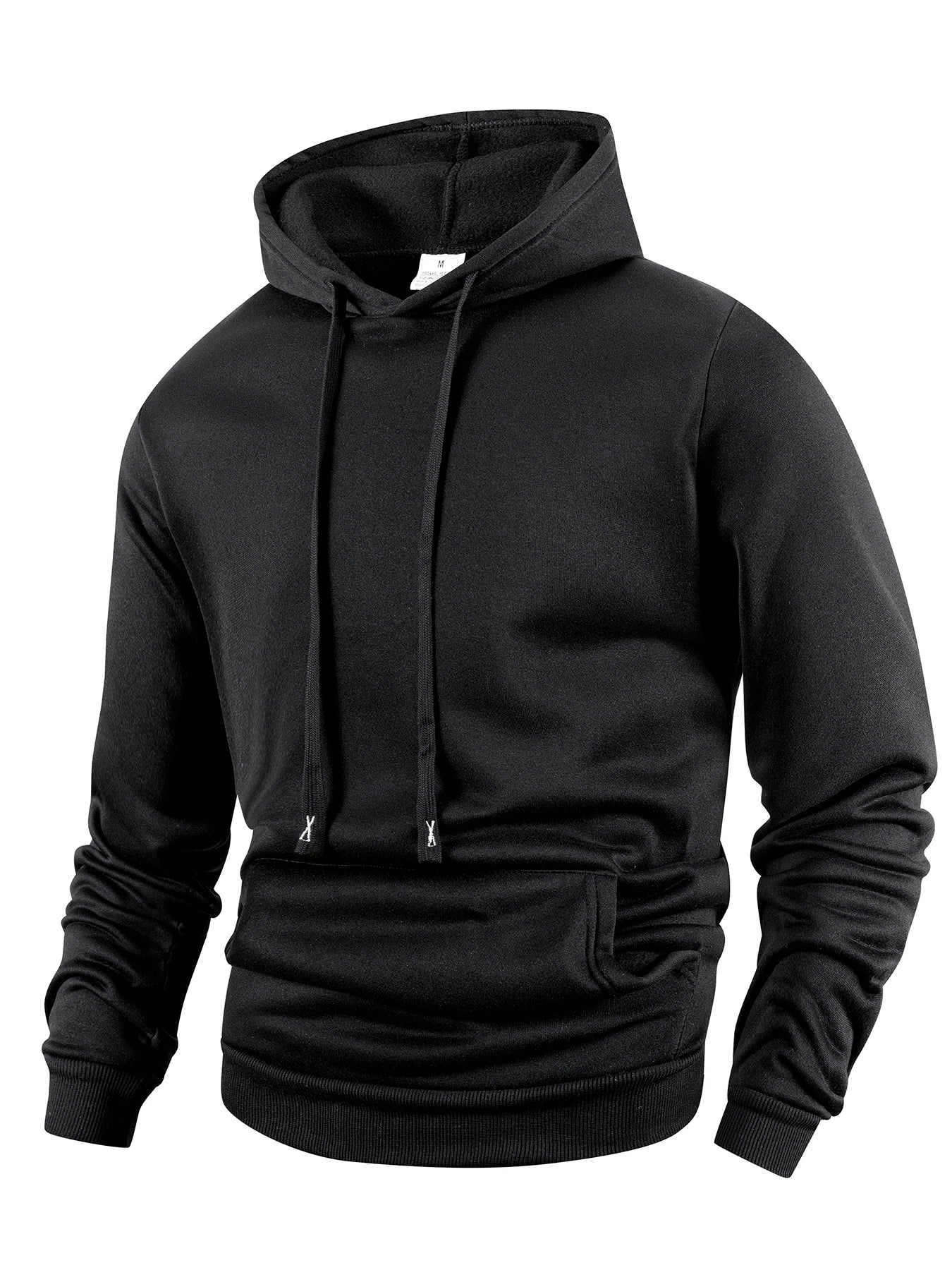 Men’s Casual Hoodie Sweatshirt, Long Sleeve Loose Pullover for Autumn Spring Streetwear