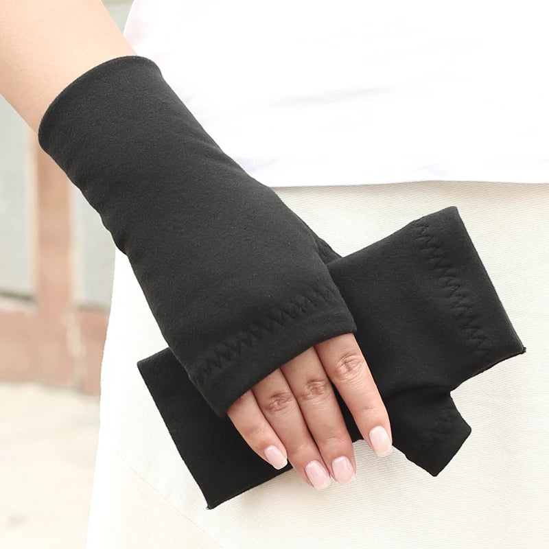 Winter Half-Finger Gloves – Warm, Non-Slip for Cycling and Outdoor Use