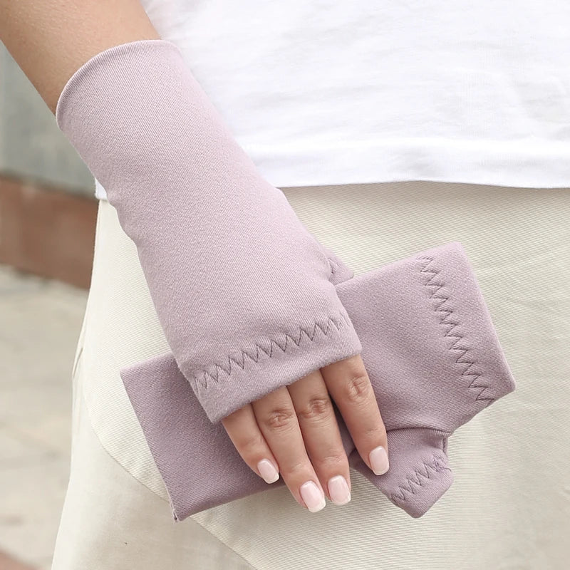 Winter Half-Finger Gloves – Warm, Non-Slip for Cycling and Outdoor Use