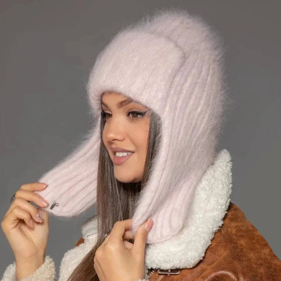 ⭐ Women’s Winter Ushanka – Faux Fur Trapper Hat with Ear Flaps ⭐