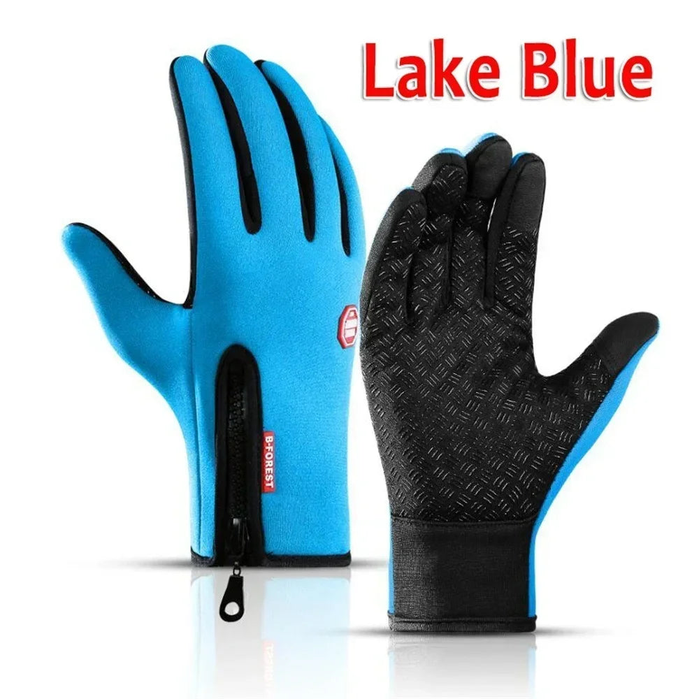 Waterproof Touchscreen Winter Gloves for Men Women Warm Non-Slip Outdoor