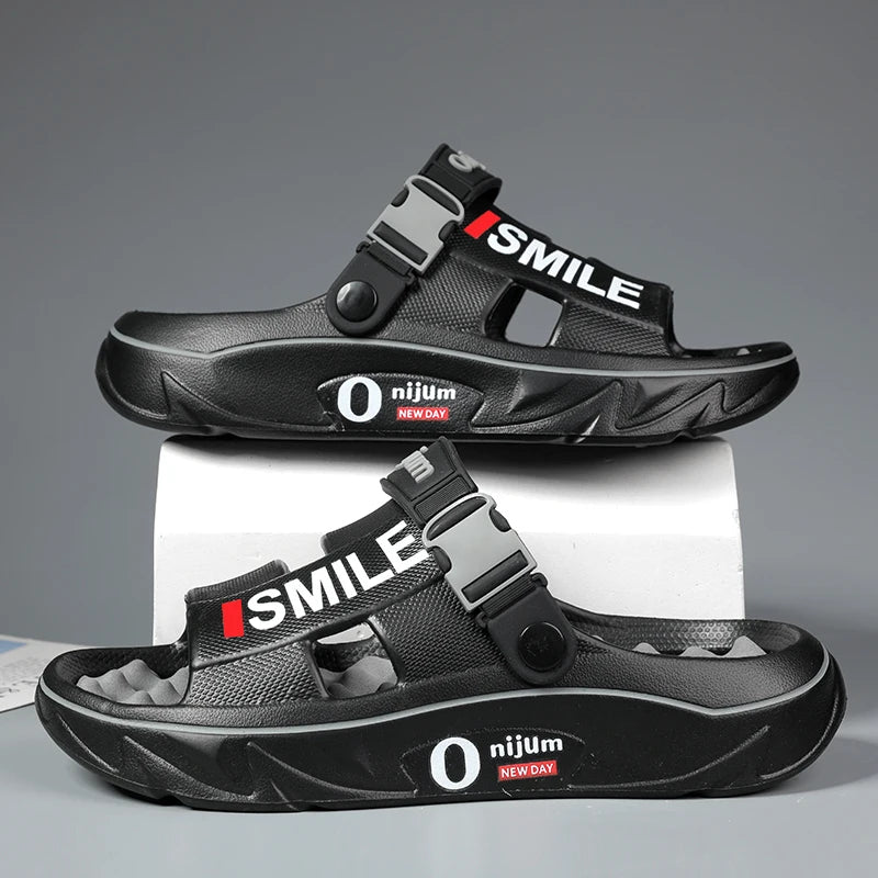 Men & Women Massage Slippers – Soft Casual Slides for Home, Beach & Outdoo