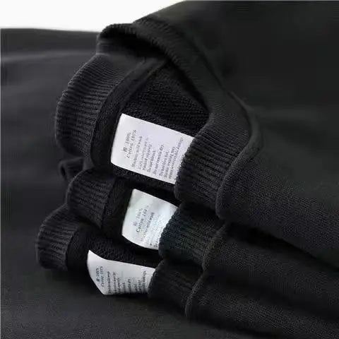 Unisex Cotton-Blend Fleece Crewneck Sweatshirt, Pullover Hoodie for Men and Women