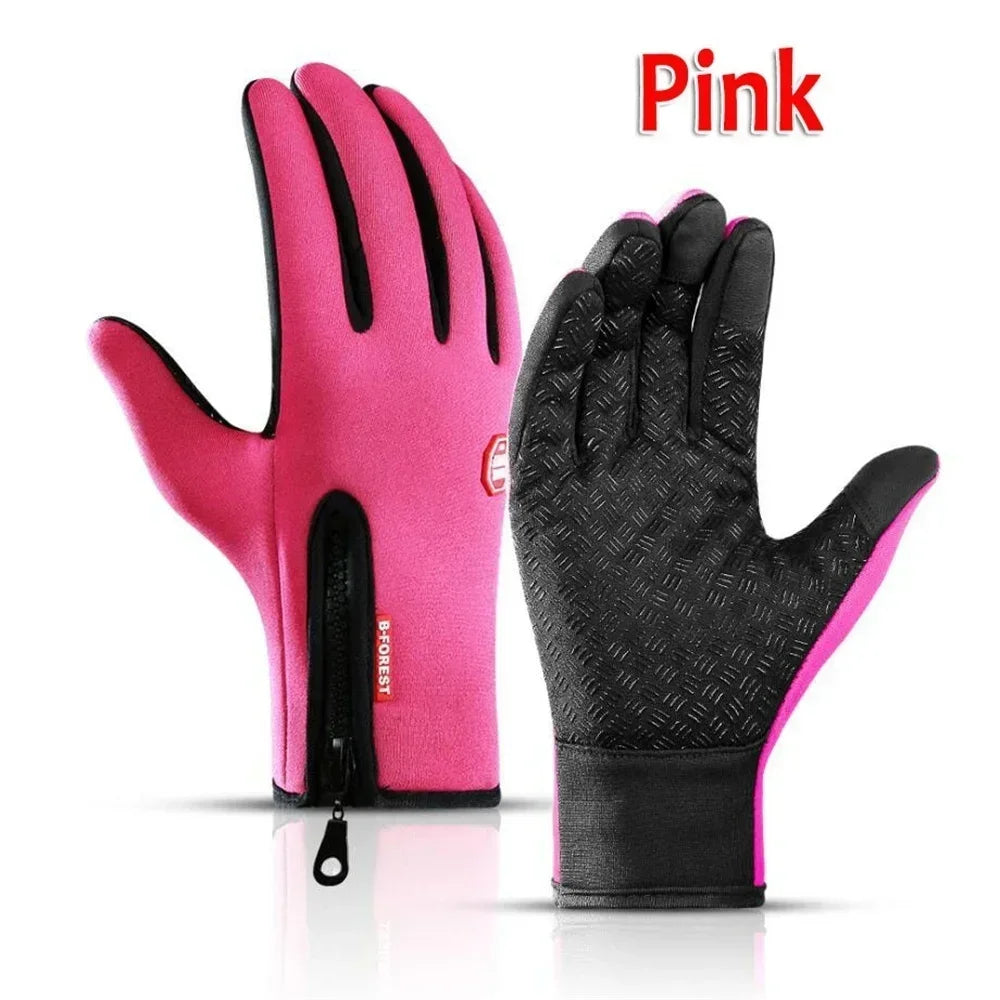 Waterproof Touchscreen Winter Gloves for Men Women Warm Non-Slip Outdoor