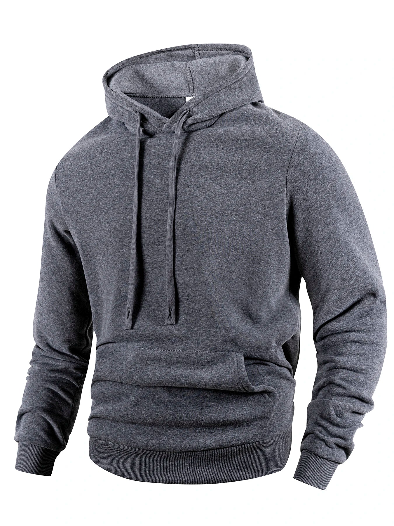 Men’s Casual Hoodie Sweatshirt, Long Sleeve Loose Pullover for Autumn Spring Streetwear