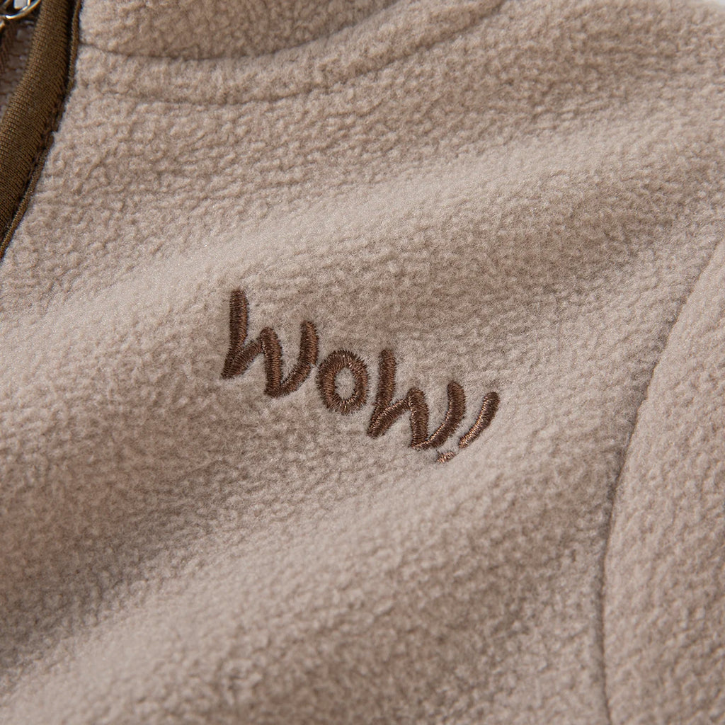 Boys Half-Zipper Hoodie, Letter Print Sweatshirt for Autumn Winter Casual Sport Wear