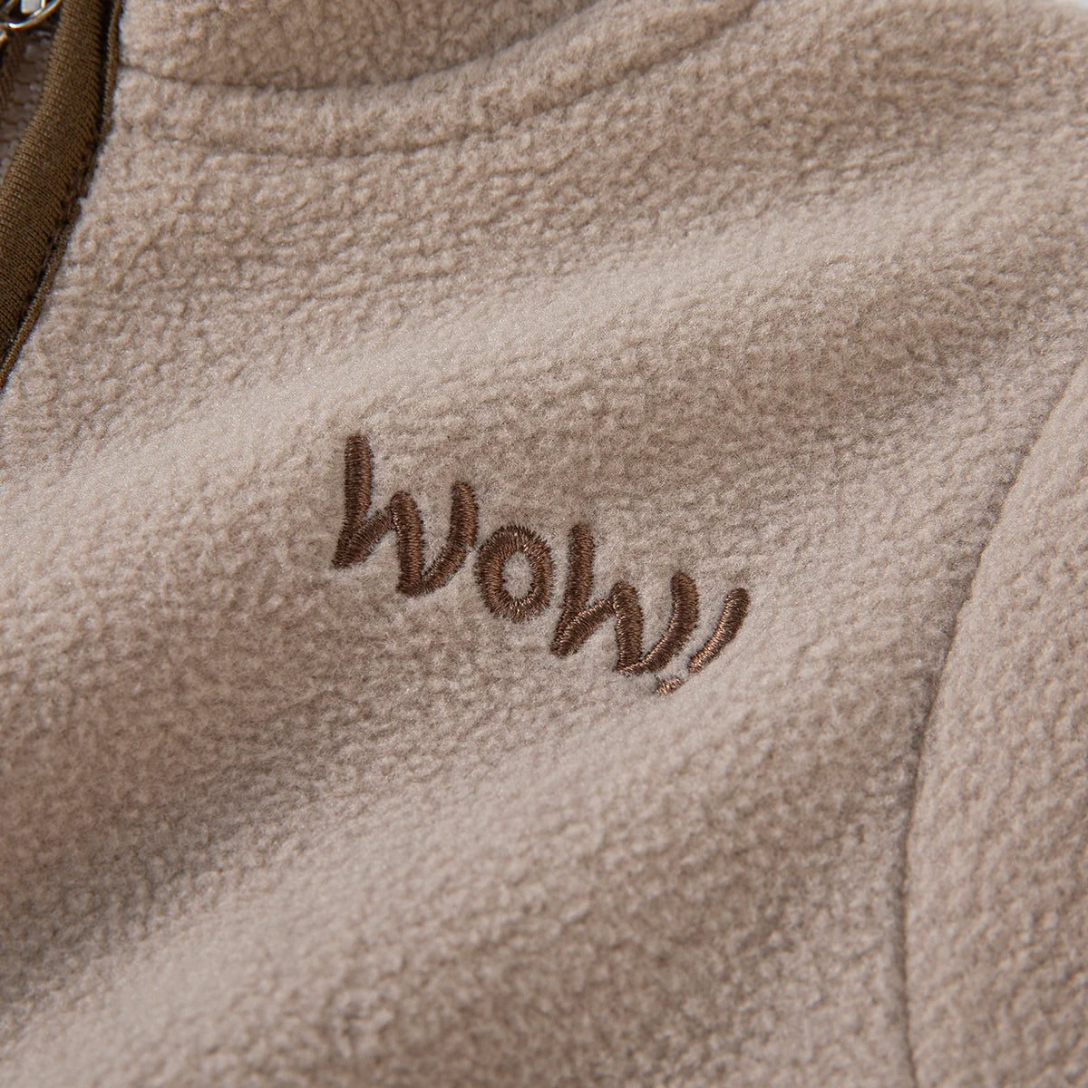 Boys Half-Zipper Hoodie, Letter Print Sweatshirt for Autumn Winter Casual Sport Wear