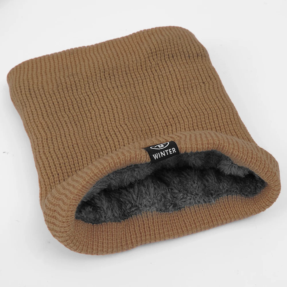 Unisex Winter Ring Scarf – Thick Warm Knitted Neck Warmer & Ski Muffler