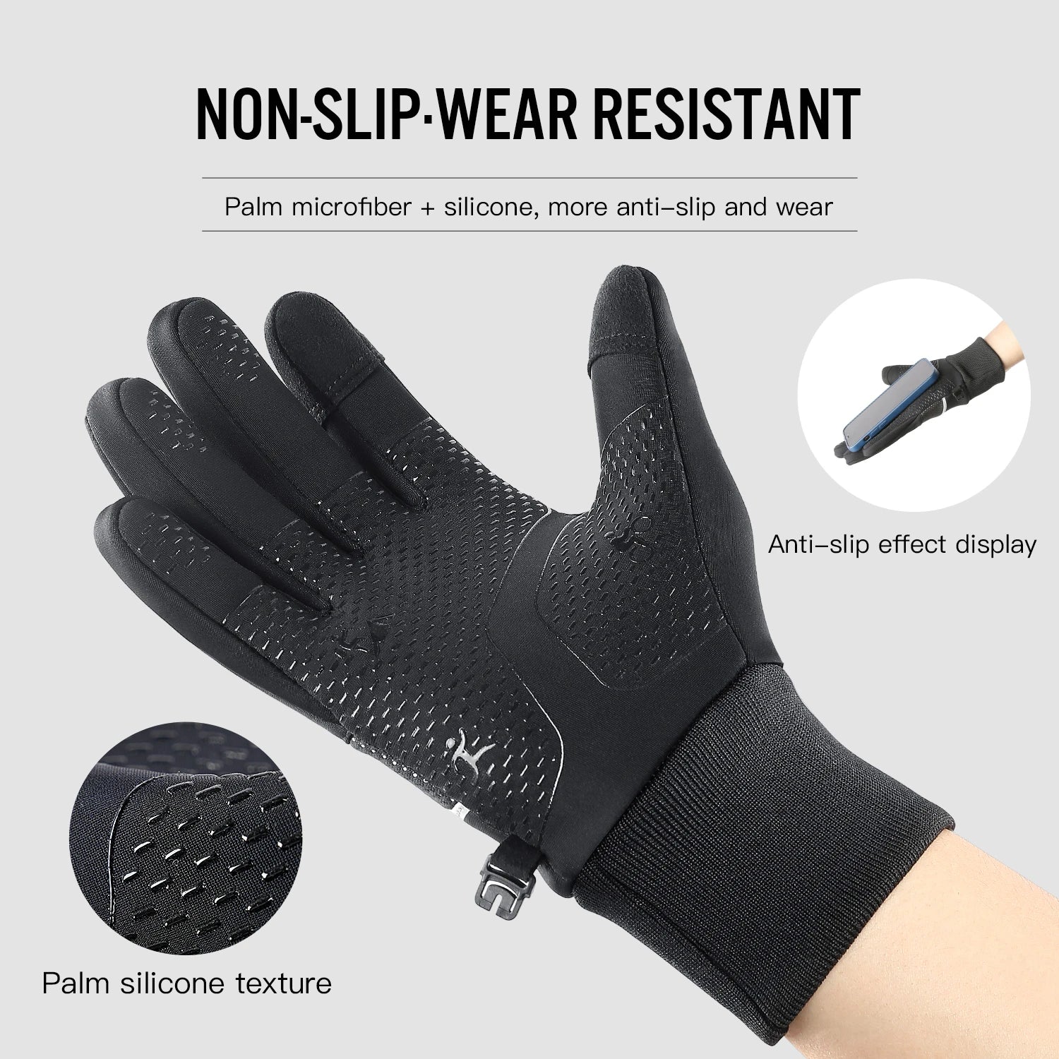 Waterproof Touchscreen Winter Cycling Gloves for Men & Women