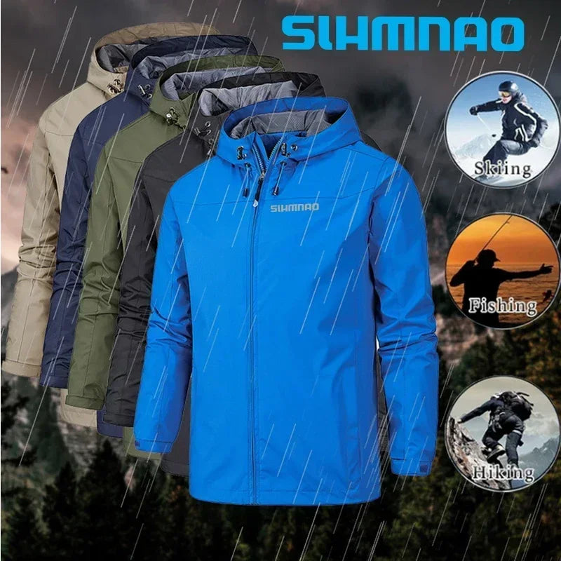 2025 Men’s Waterproof Windproof Motorcycle Outdoor Jacket Autumn Winter Coat