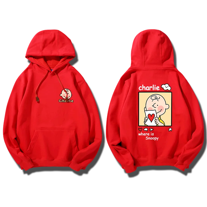 Women’s Snoopy Cartoon Hoodie, Trendy Pullover Sweatshirt for Couples and Sports Outfits