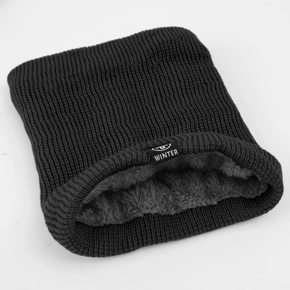 Unisex Winter Ring Scarf – Thick Warm Knitted Neck Warmer & Ski Muffler