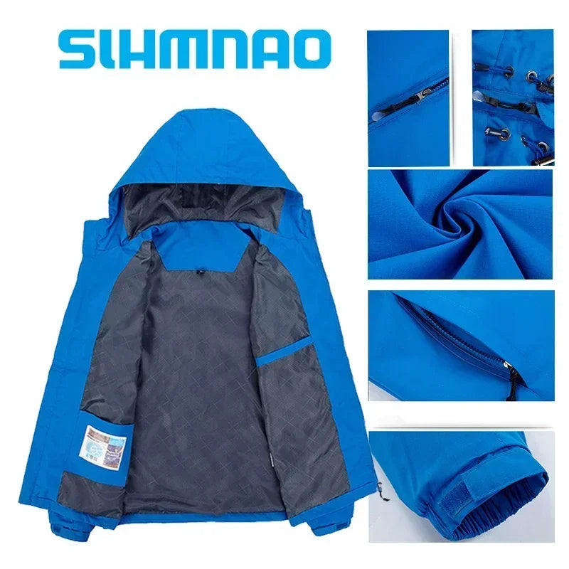 2025 Men’s Waterproof Windproof Motorcycle Outdoor Jacket Autumn Winter Coat