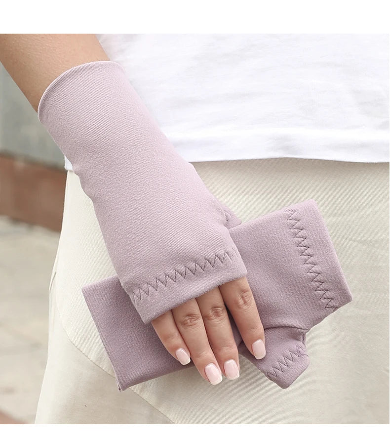 Winter Half-Finger Gloves – Warm, Non-Slip for Cycling and Outdoor Use