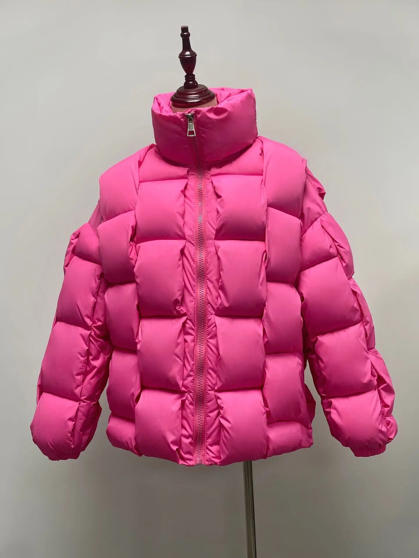 Women’s Winter Quilted Puffer Jacket, Thick Loose High Street Coat for 2025