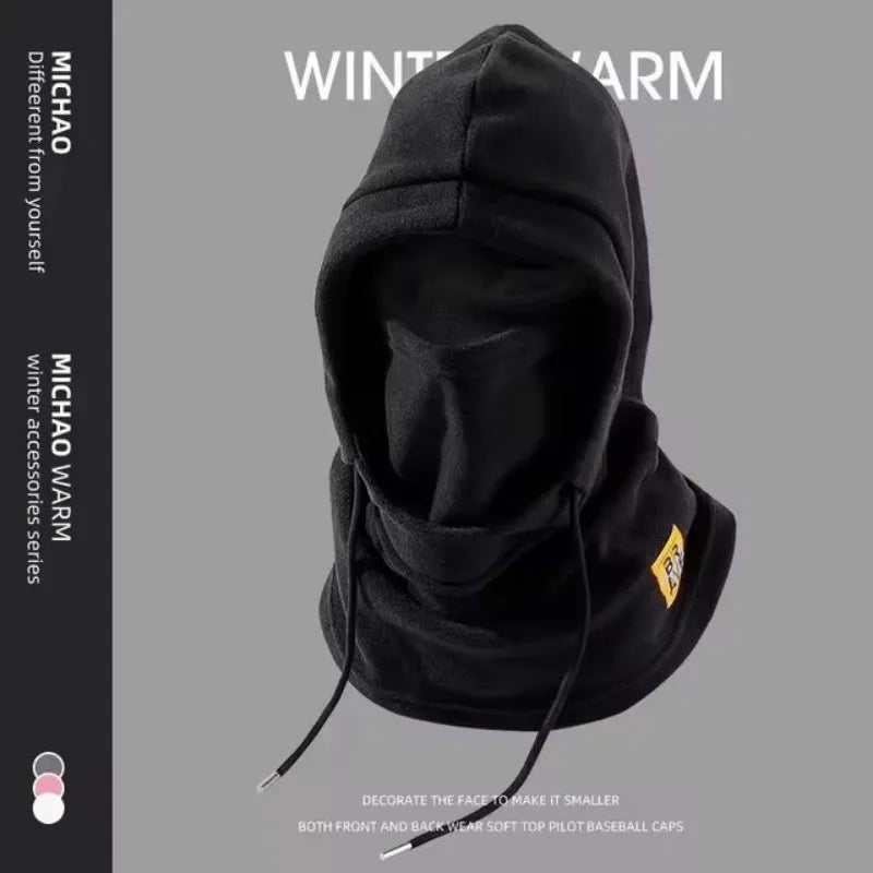 3-in-1 Winter Hat with Mask & Neck Warmer – Windproof Cold Weather Beanie for Men & Women