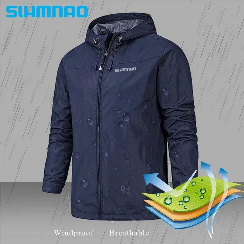 2025 Men’s Waterproof Windproof Motorcycle Outdoor Jacket Autumn Winter Coat