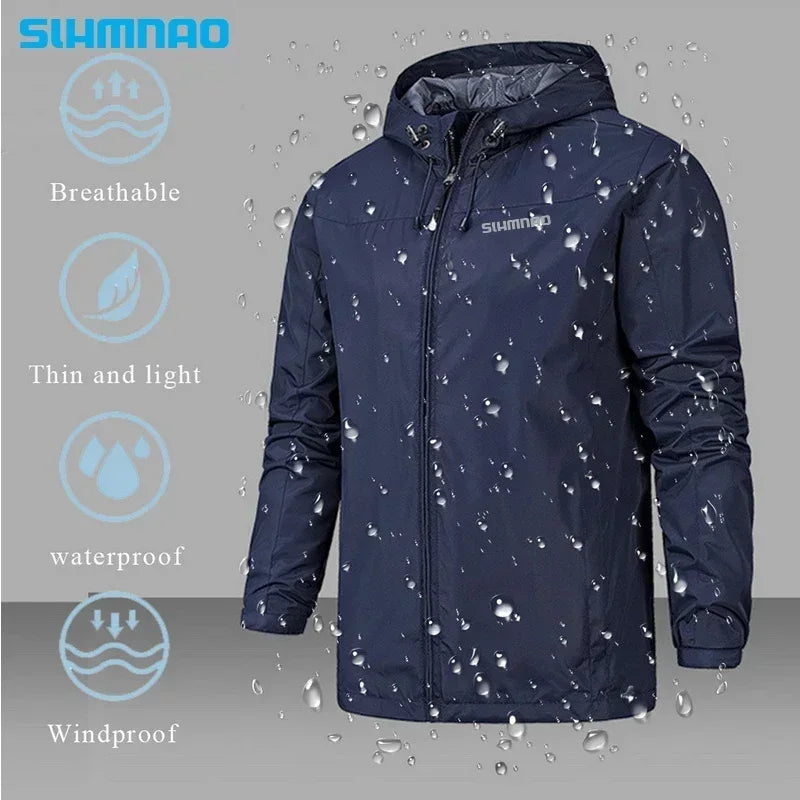 2025 Men’s Waterproof Windproof Motorcycle Outdoor Jacket Autumn Winter Coat