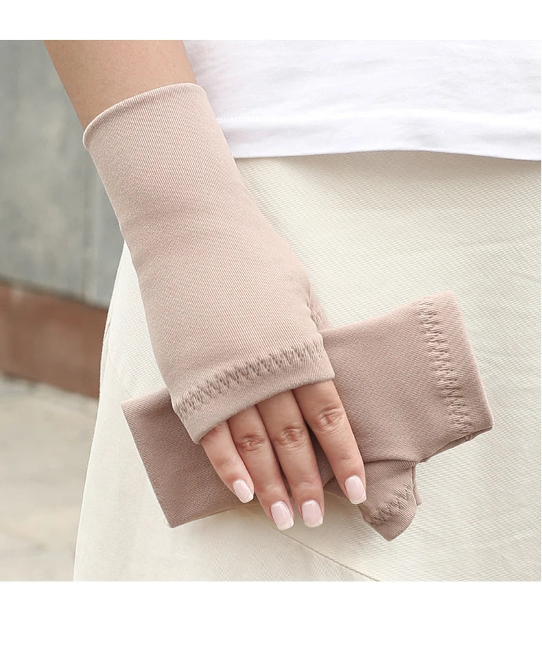 Winter Half-Finger Gloves – Warm, Non-Slip for Cycling and Outdoor Use