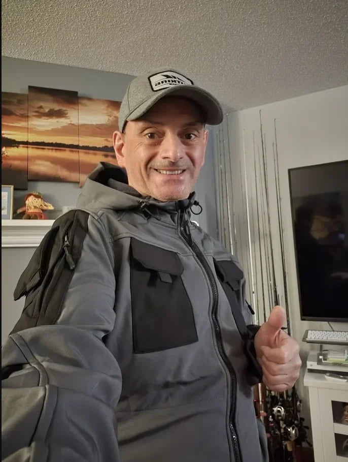 Men’s Tactical Softshell Jacket Waterproof Windproof Fleece Warm Army Coat