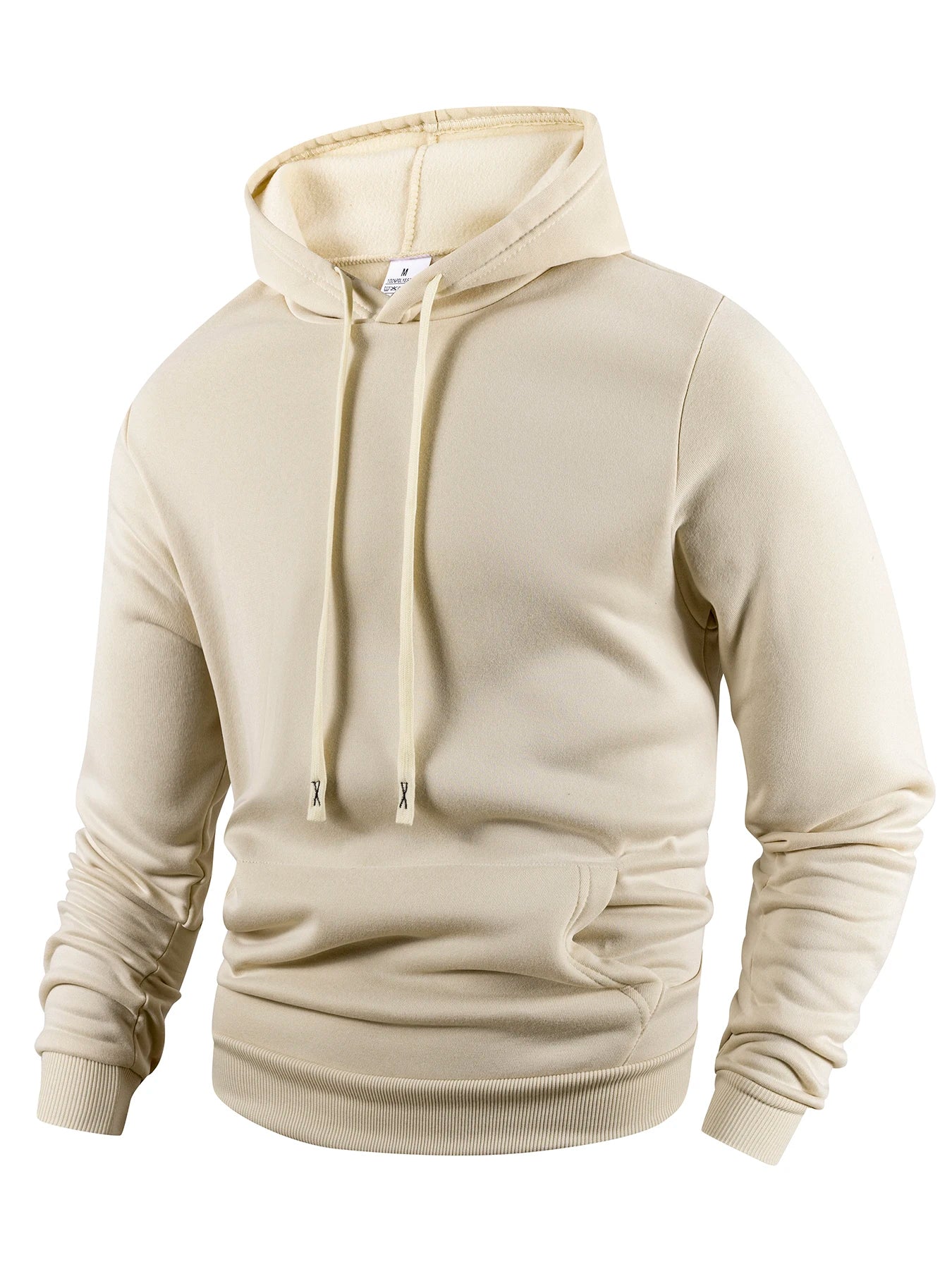 Men’s Casual Hoodie Sweatshirt, Long Sleeve Loose Pullover for Autumn Spring Streetwear