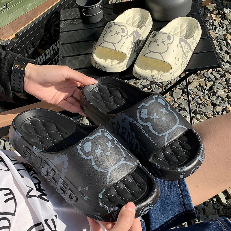 All-Season Indoor Slippers for Women & Men – Fashionable Home and Street Slip-Ons