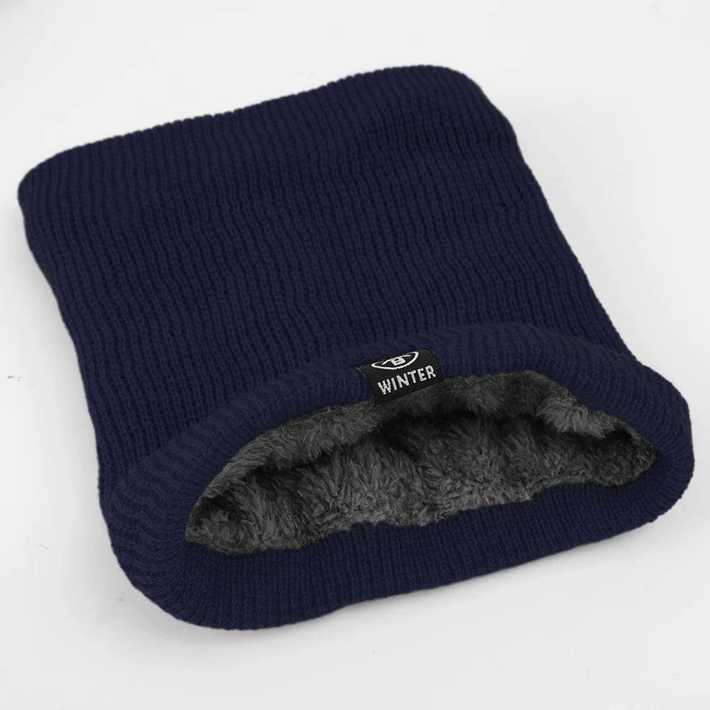 Unisex Winter Ring Scarf – Thick Warm Knitted Neck Warmer & Ski Muffler