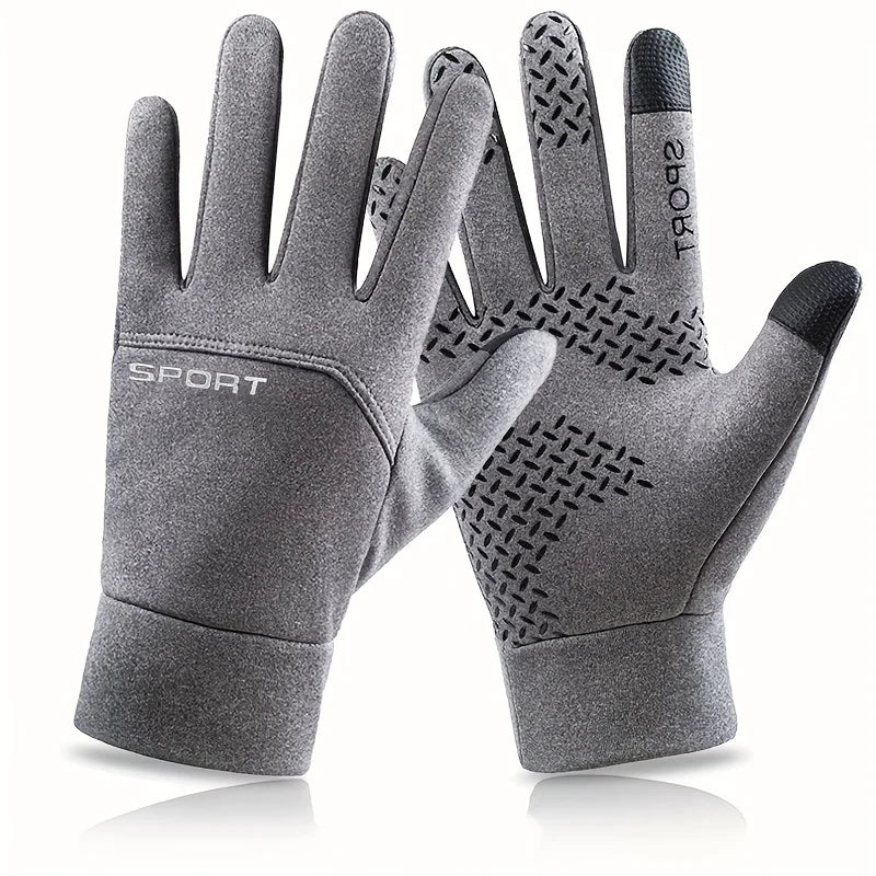 Unisex Winter Gloves – Waterproof, Windproof, Anti-Slip, Touchscreen-Ready for Cycling and Outdoor Use