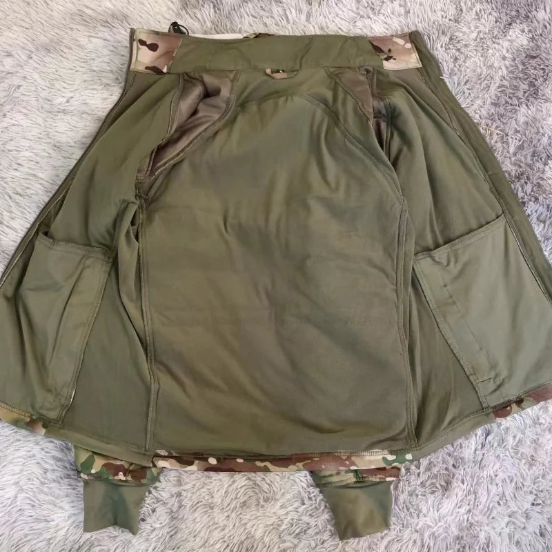 Men’s Camouflage Tactical Jacket Lightweight Waterproof Hooded Coat