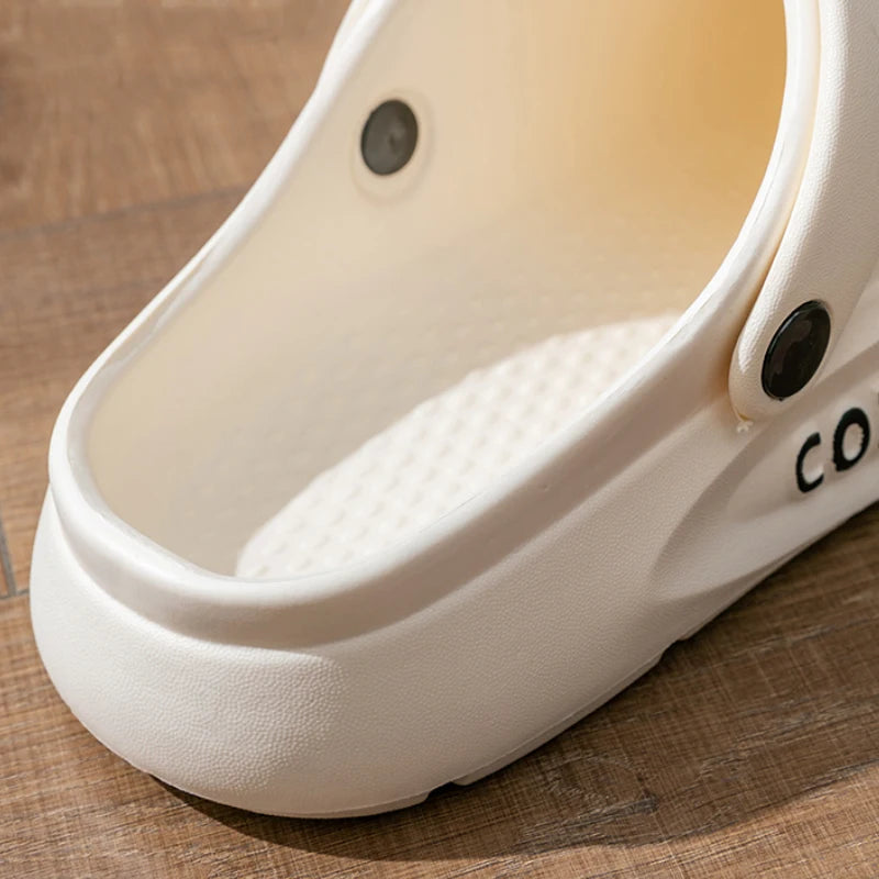 Unisex Summer Slippers – Anti-Slip Hollow Toe Indoor & Outdoor Sandal