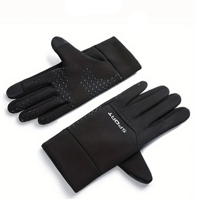 Unisex Winter Gloves – Waterproof, Windproof, Anti-Slip, Touchscreen-Ready for Cycling and Outdoor Use