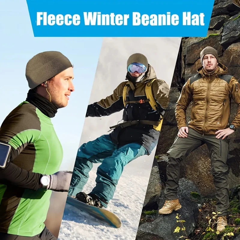 Unisex Winter Windproof Fleece Hat – Outdoor Sports