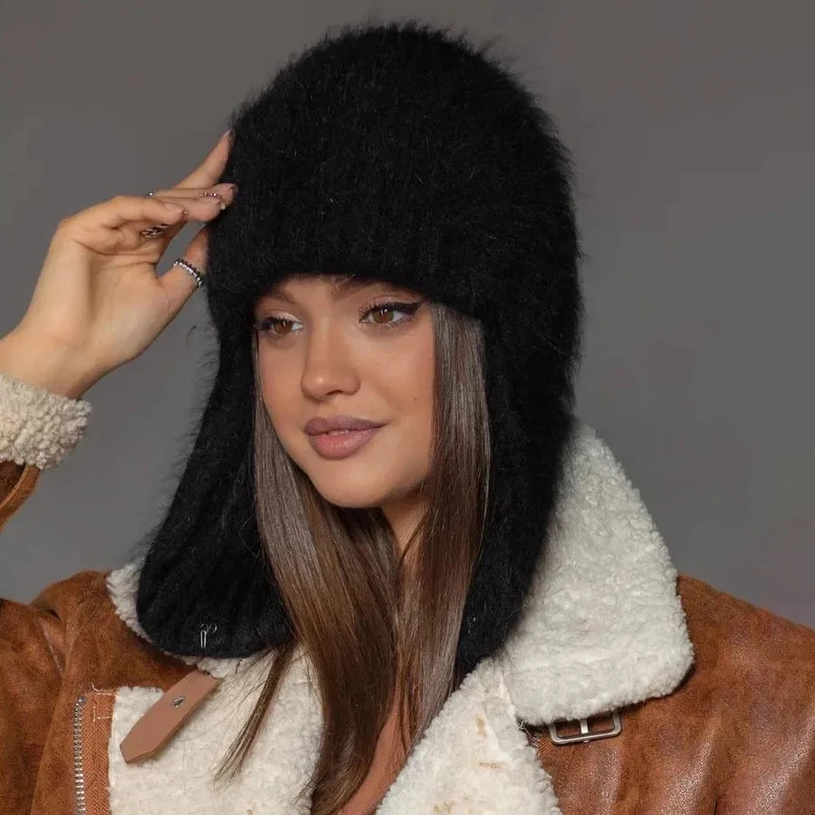 ⭐ Women’s Winter Ushanka – Faux Fur Trapper Hat with Ear Flaps ⭐